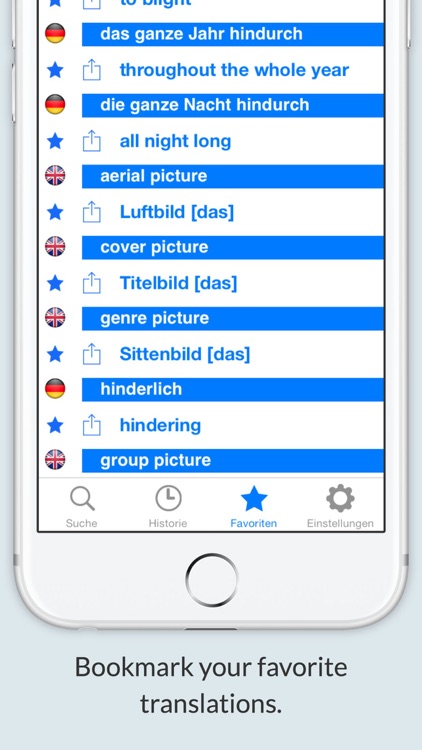 Offline English German Dictionary with Voice
