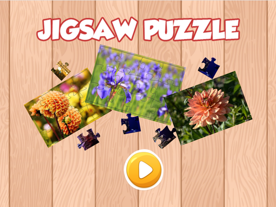 Flower Jigsaw Puzzle HD Games Free iPad screenshot