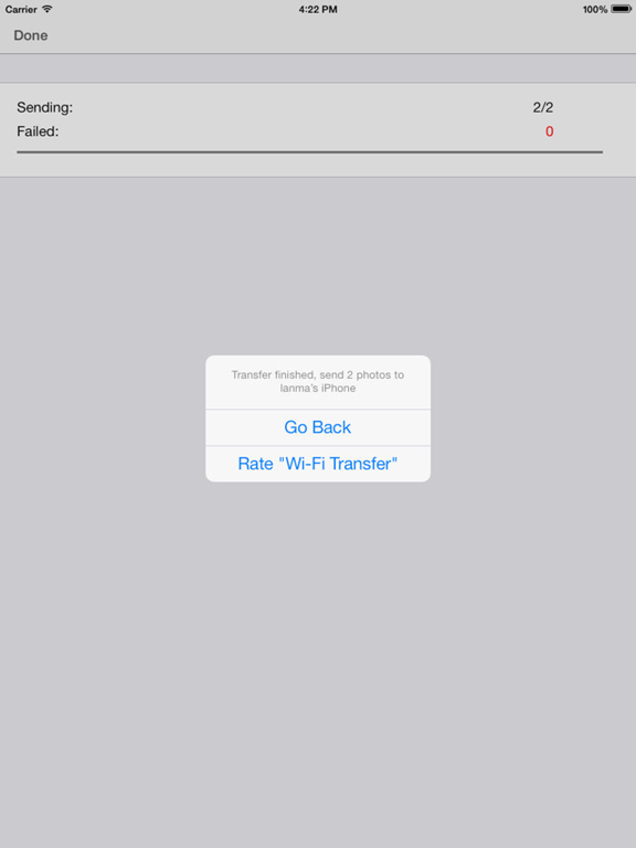 Screenshot #6 pour WiFi Transfer Lite - Photo