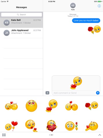 Adult Emojis Stickers Pack for Naughty Couplesのおすすめ画像1