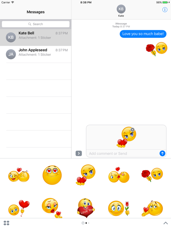 Screenshot #4 pour Adult Emojis Stickers Pack for Naughty Couples