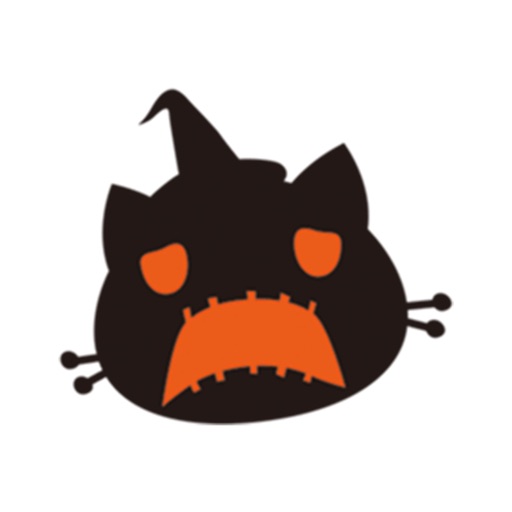 Pumpkin Cat Halloween Sticker