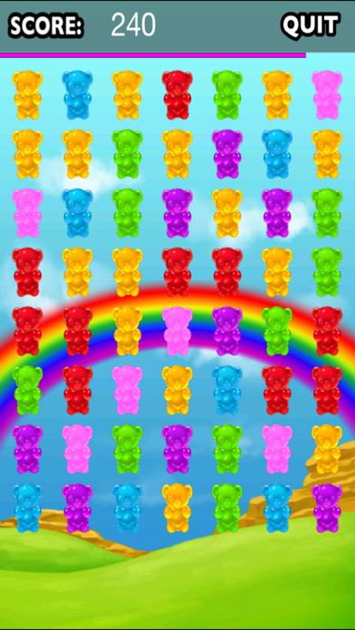 Screenshot #3 pour Gummy Bear Match Trois Blitz HD - Jeu gratuit