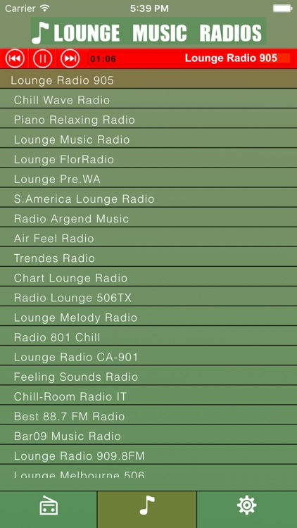 Lounge: Music Radios