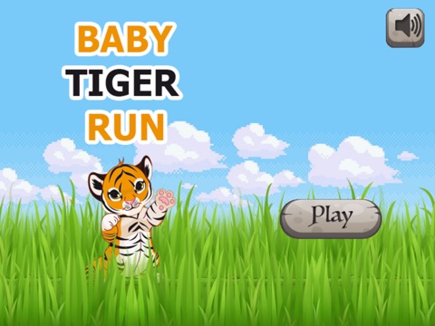 Baby Tiger Run - 冒険は肉を食べて繁栄するのおすすめ画像1
