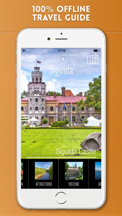 Sigulda Travel Guide and Offline City Street Map