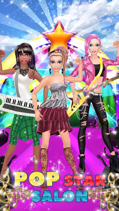 Pop Star Makeover: Girls Makeup and Dress Up Gamesのおすすめ画像1