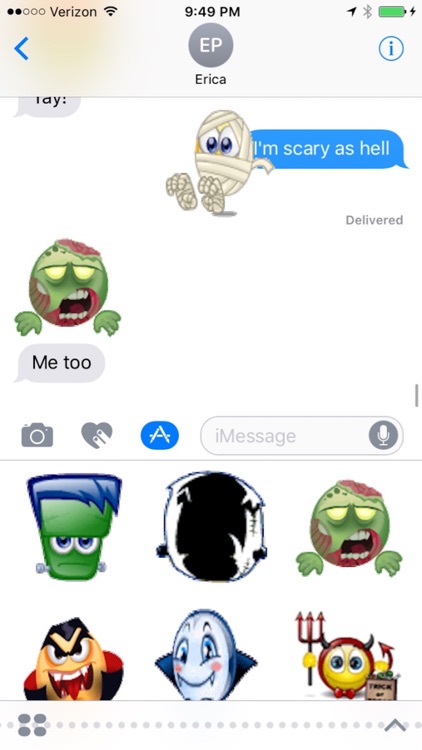 Animated Halloween Stickers for iMessages screenshot-4