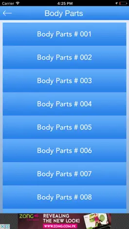 Game screenshot Human Body Parts apk