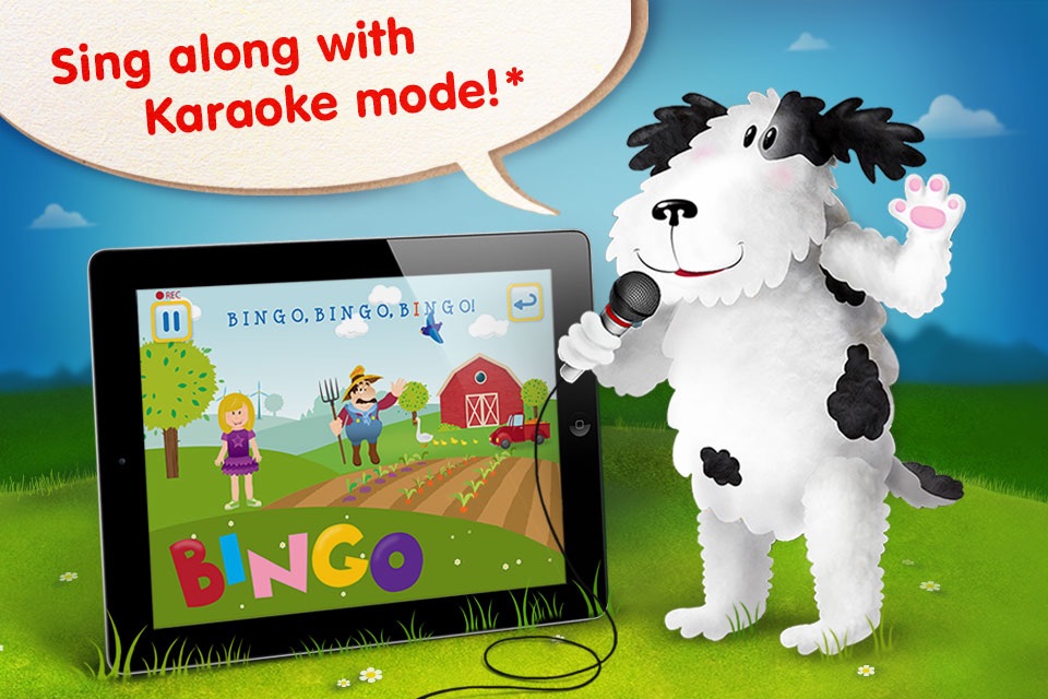 Bingo ABC: phonics nursery rhyme song for kids with karaoke games screenshot 3
