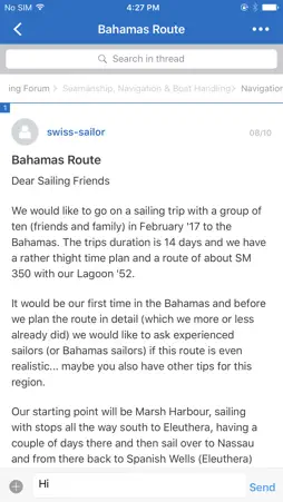Sailing & Boating Community screenshot 2