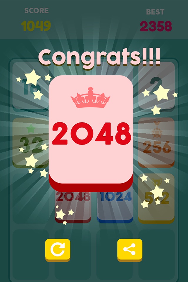 2048 Rush Brain screenshot 2