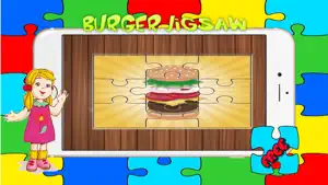 Food Burger Jigsaw - Cooking Puzzles games for adults and kid free screenshot #1 for iPhone