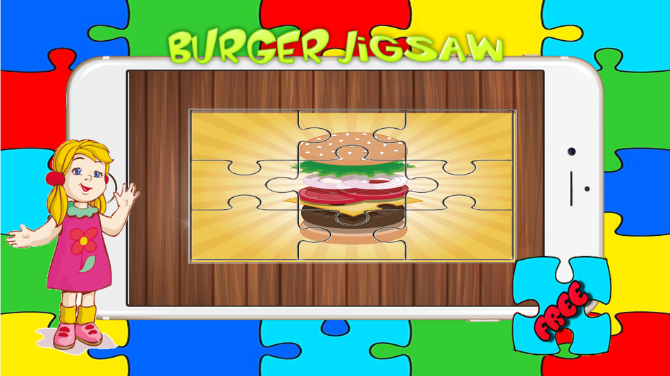 Food Burger Jigsaw - Cooking Puzzles games for adults and kid free - 1.0 - (iOS)