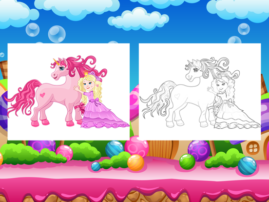 Screenshot #6 pour Apprendre À Peindre Colorer le Cheval Préscolaire