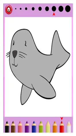 Game screenshot Морские животные Книжка-раскраска - для детей hack