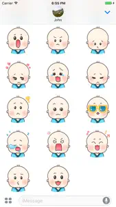 Little Baby Stickers screenshot #3 for iPhone