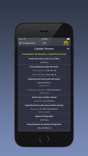Captura de pantalla de TechApp Para Ford en iPhone 5