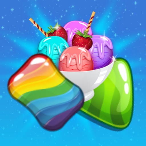 Ice Cream Paradise :Sweet Match3 Puzzle Free Games iOS App