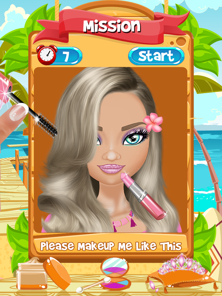 Princess Doll Makeover Salon (Go work, shop etc)