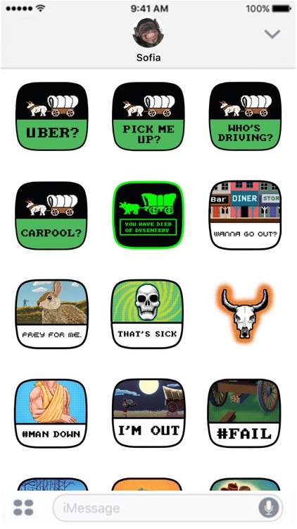 The Oregon Trail Stickers