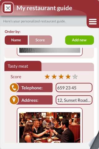 Gourmet: Organize your top recipes & restaurants screenshot 2