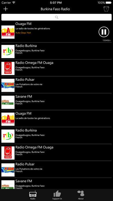Screenshot 2 of Burkina Faso Radio App