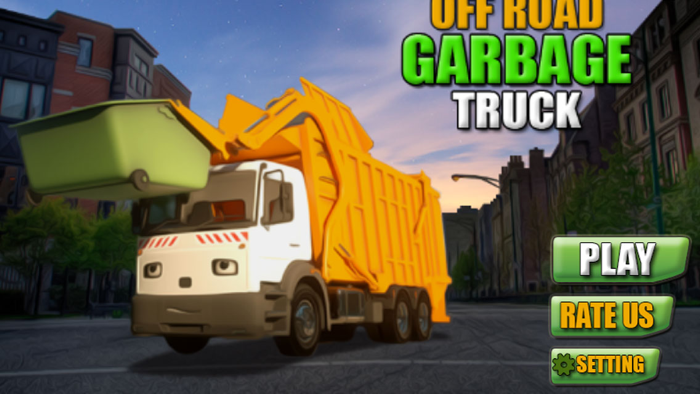 Off Road Garbage Truck 3D