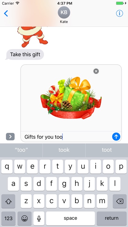 Christmas Gifts - Stickers for iMessage