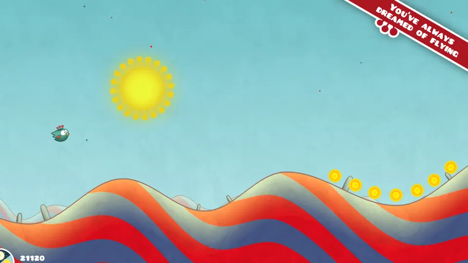 Screenshot von Tiny Wings TV auf dem iPhone 1
