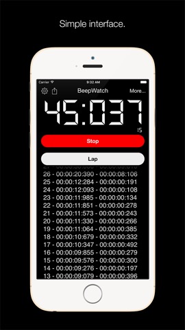 BeepWatch 2 Beeping Stopwatchのおすすめ画像2