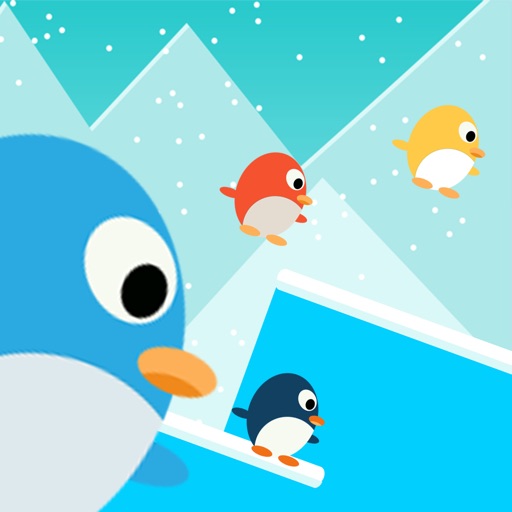 Penguin Slide - Downhill mountain Racing club games iOS App