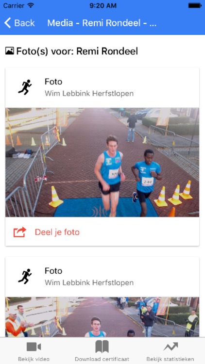 Hardloopuitslagen.nl screenshot-3