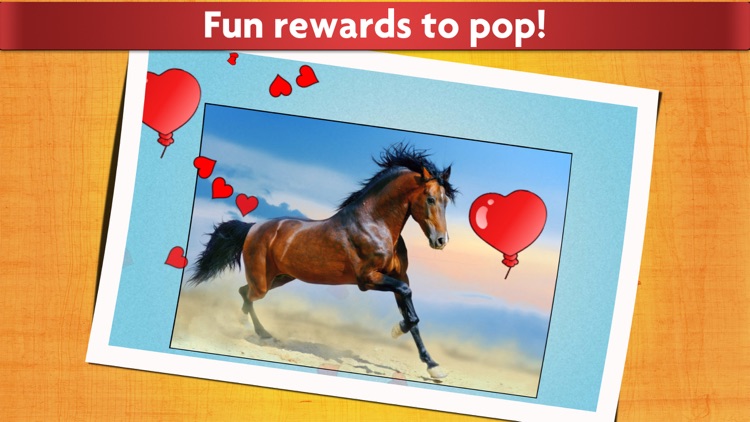 Horse Puzzles - Relaxing photo picture jigsaw puzzles for kids and adults
