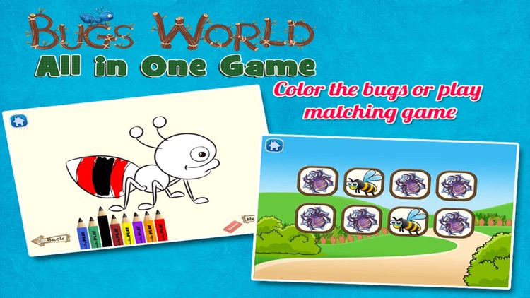 Bugs World Fun Games for Kids