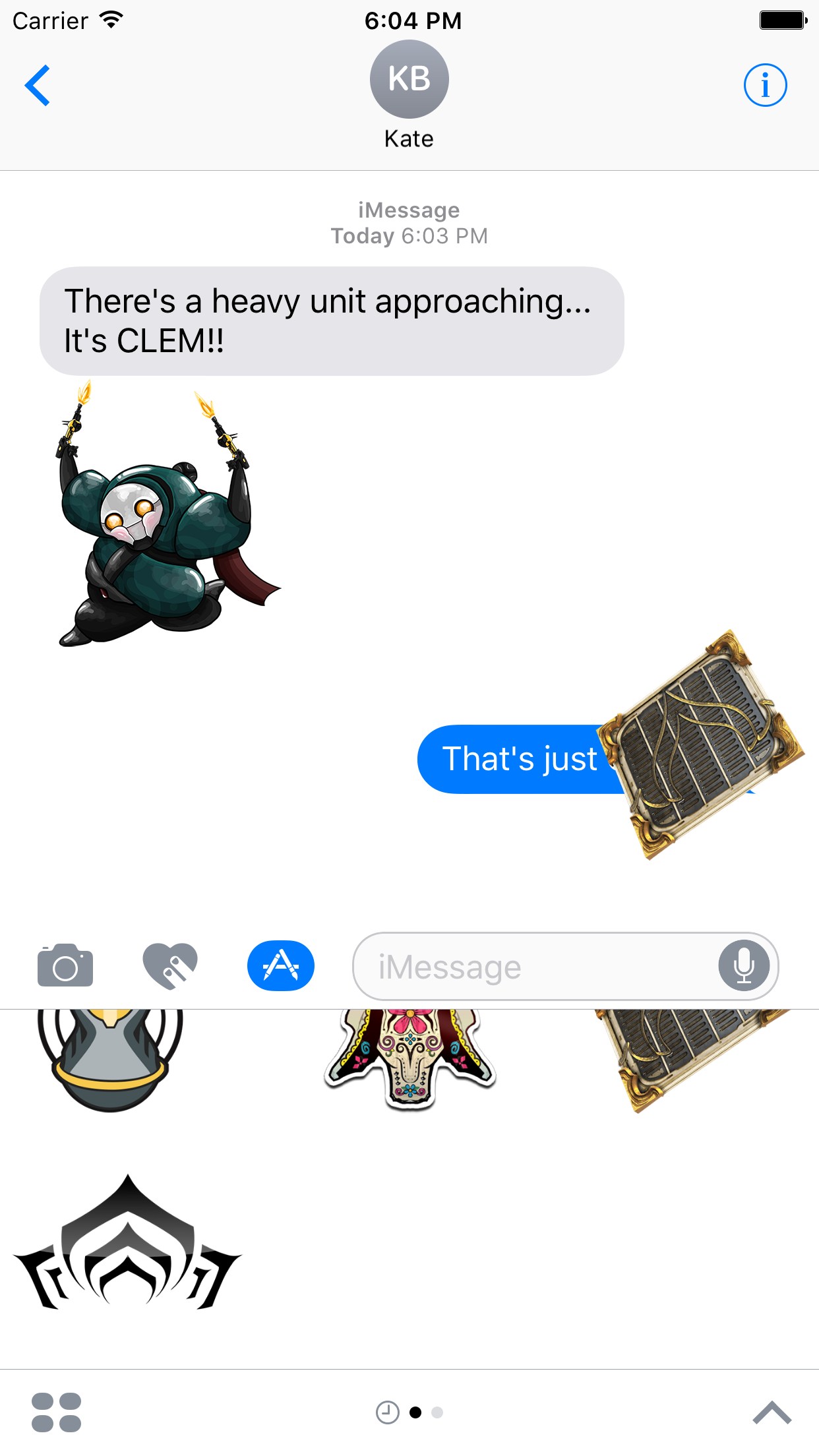 Warframe Stickers