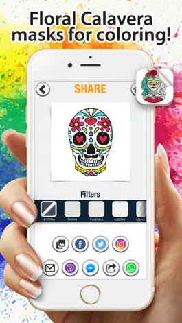 Game screenshot Day of the Dead Coloring Book hack