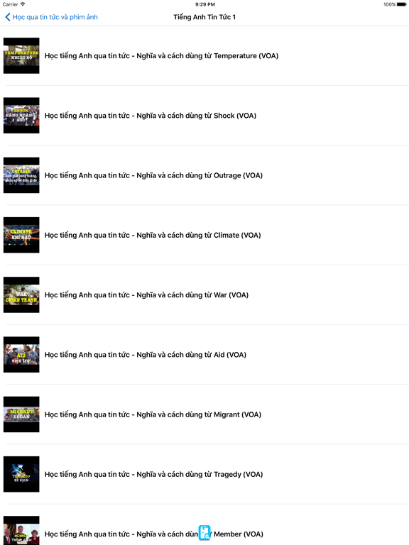 Screenshot #6 pour Hoc Tieng Anh Cung VOA