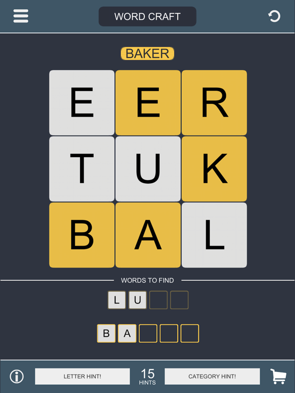 Screenshot #4 pour Word Craft - Word Game: Puzzle One’s Brains & Fun