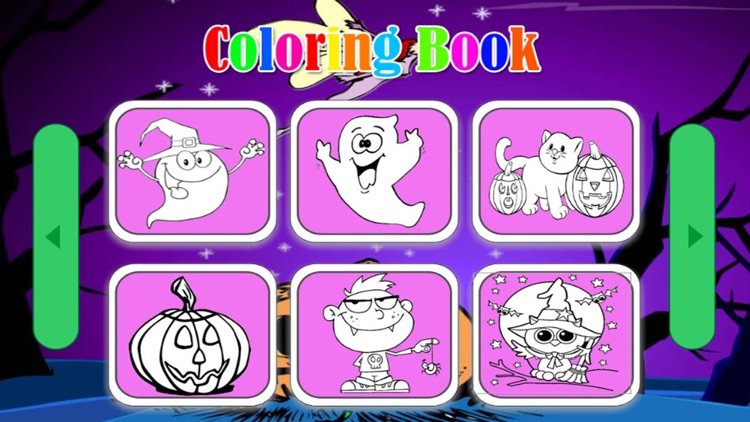 Preschool Halloween Coloring page