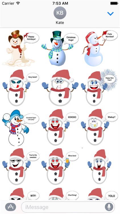 Silly Christmas Snowman