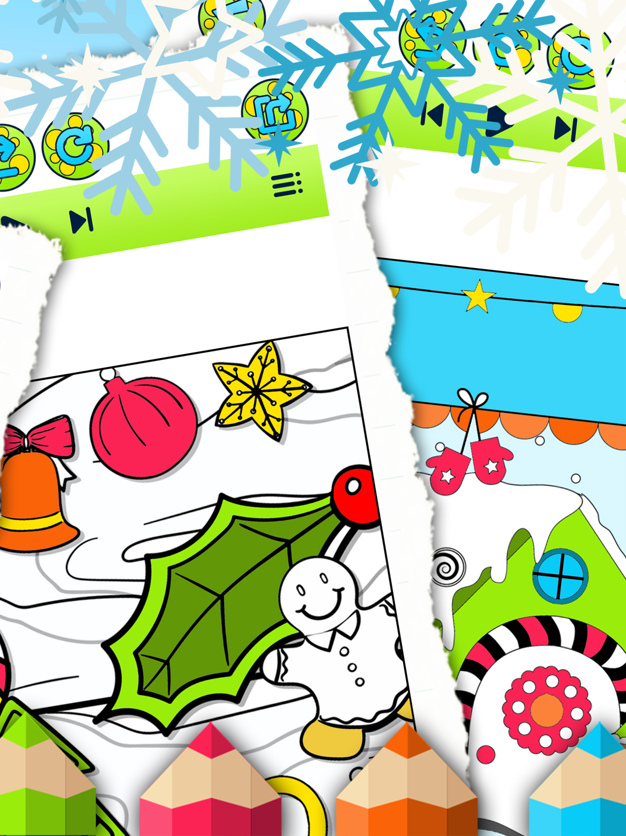 Christmas Colorfly – Free Color.ing Book for Kids