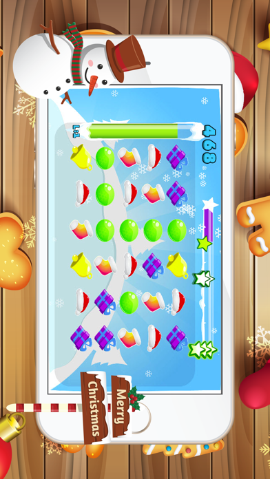 Christmas for kids - Free Match-3 Puzzles Gameのおすすめ画像1