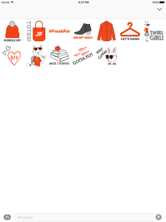 Screenshot #4 pour Joe Fresh Stickers