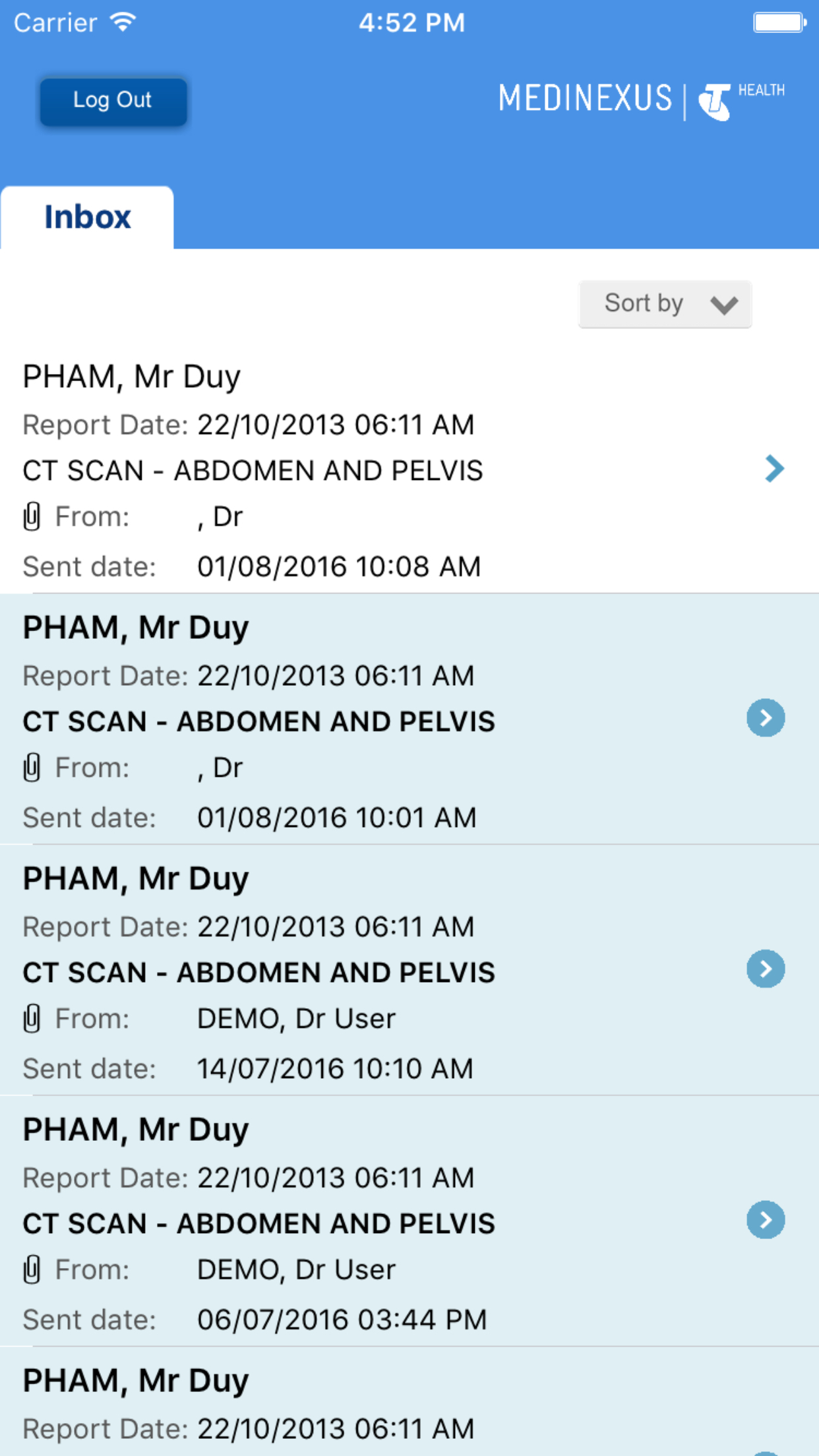 Medinexus Mobile for Patients screenshot 3