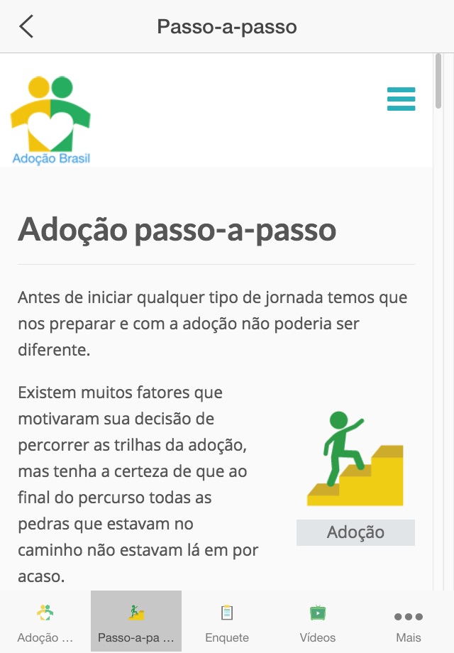 Adoção Brasil screenshot 3