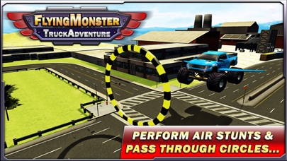 Flying Monster Truck Adventure & Lorry driving 1.0 IOS -