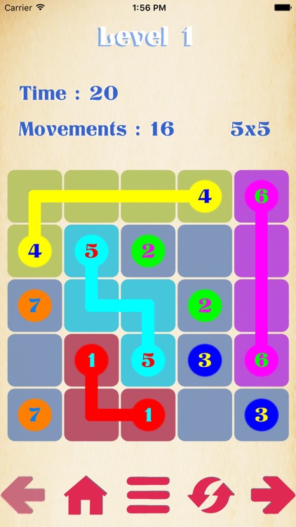 Number Puzzles:A Draw Lines Decryption Free Game by zhong chen