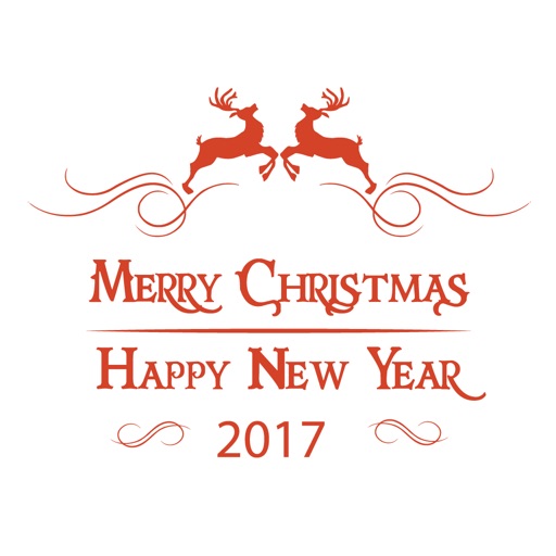 Merry Christmas And Happy New Year - IDC Sticker icon