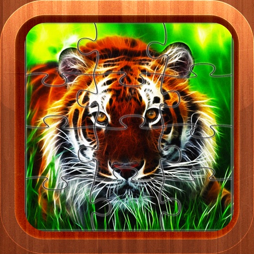 Tiger Panther Jigsaw Puzzles for Kids and Toddlers iOS App